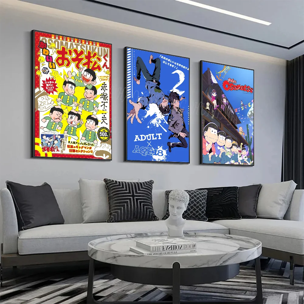 Osomatsu Kun Poster Wall Art Home Decor Room Digital Painting Living Restaurant Kitchen