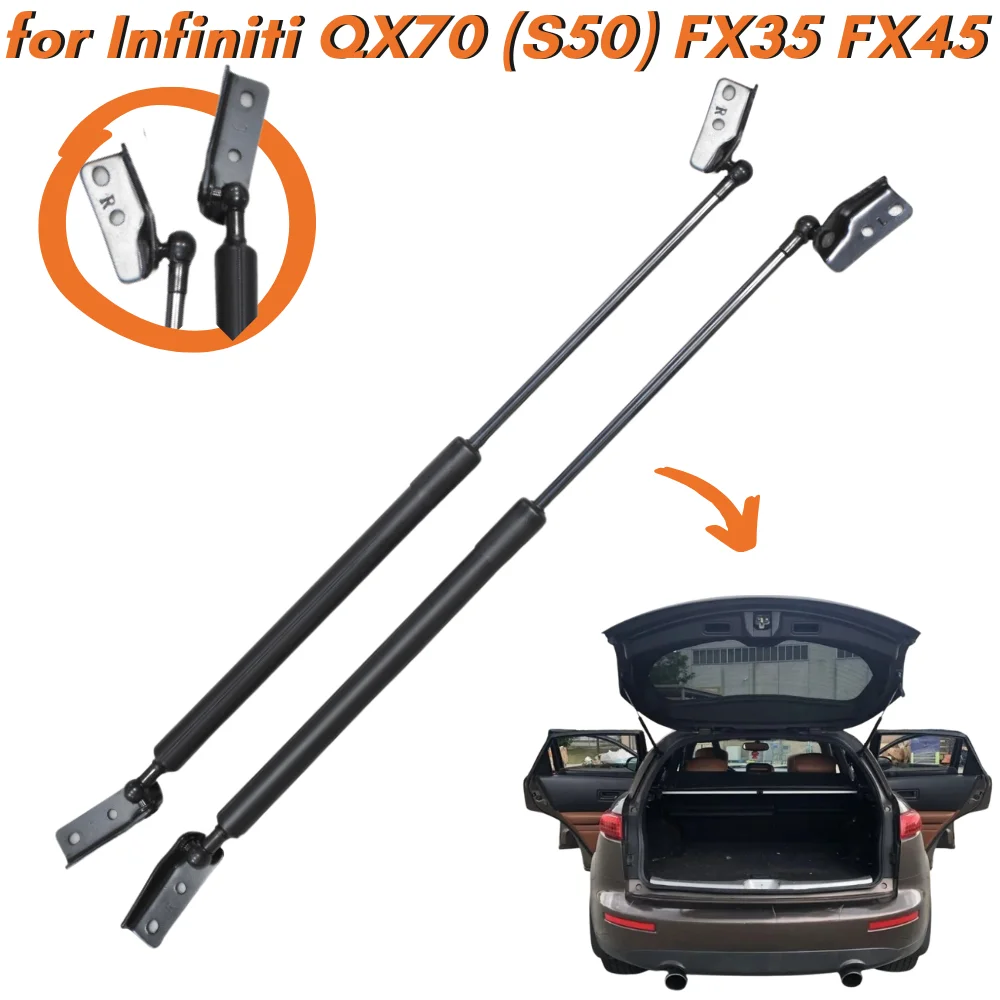 Qty(2) Стойки багажника для внедорожника Infiniti QX70 (S50) FX35 FX45 2003-2008 20 72 дюйма задняя