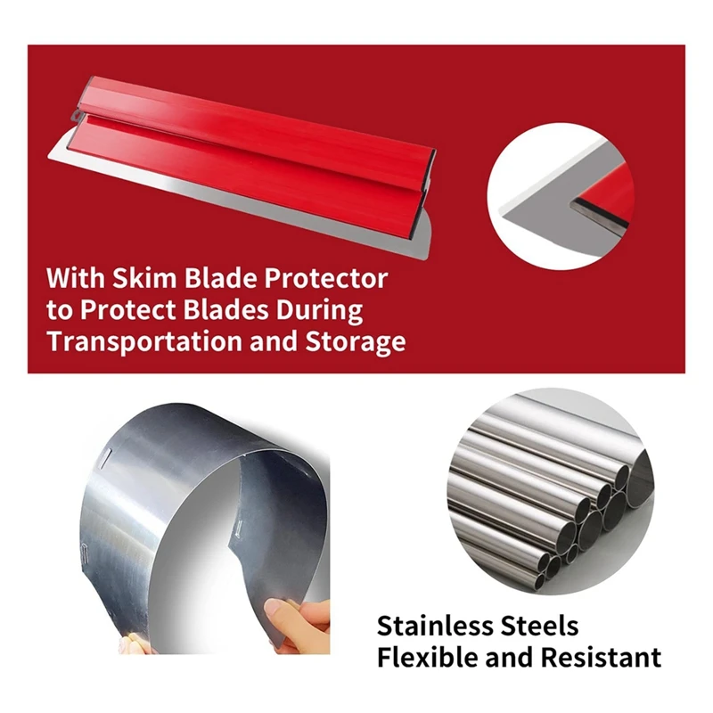 24-дюймовое лезвие для скимминга гипсокартона инструменты скиммера мастеров