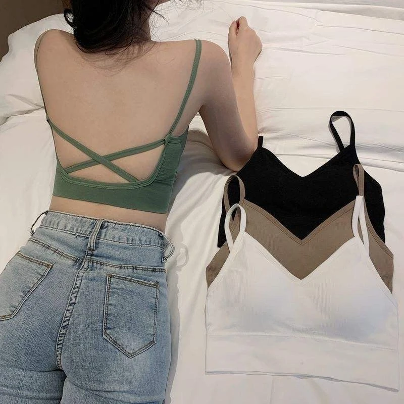 

Женские спортивные бюстгальтеры для фитнеса, йоги, бега, пробежек, одежда для спортзала, эластичный спортивный топ большого размера с вклад...