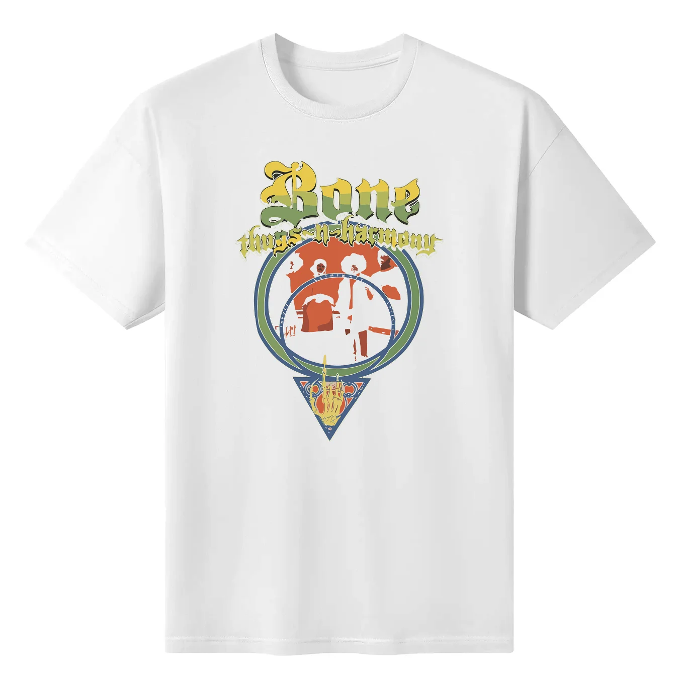 Мужская рубашка In Concert Bone Thugs N Harmony Band черная унисекс S-3XL