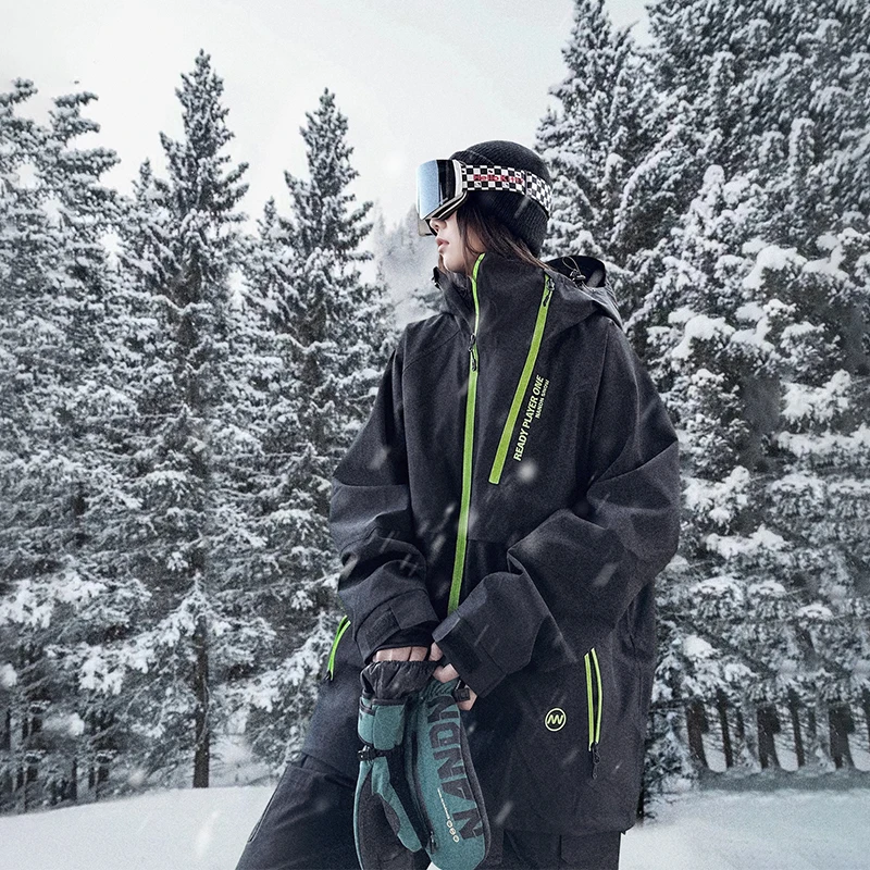 NANDN лыжная куртка водонепроницаемая теплая износостойкая модная для сноуборда