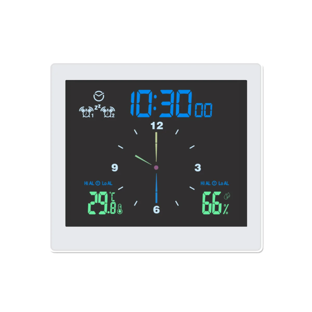 

Bathroom Waterproof Wall Clock Shower Clocks Timer Digital Electronic Wall Clock Kitchen Washroom Time White