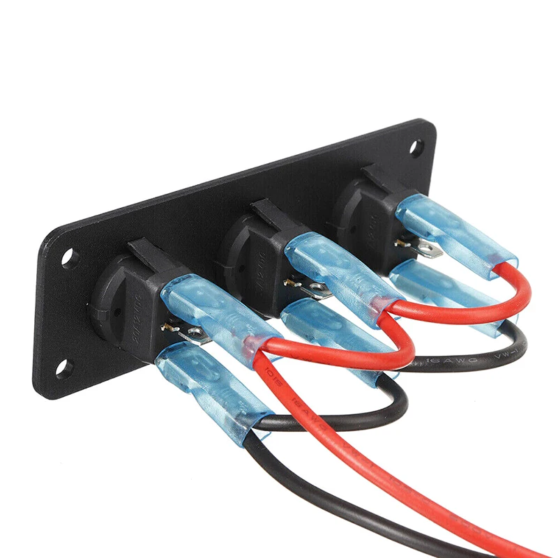 12 В 1-4 банда Универсальный тумблер Панель USB Автомобиль Лодка Морской автофургон