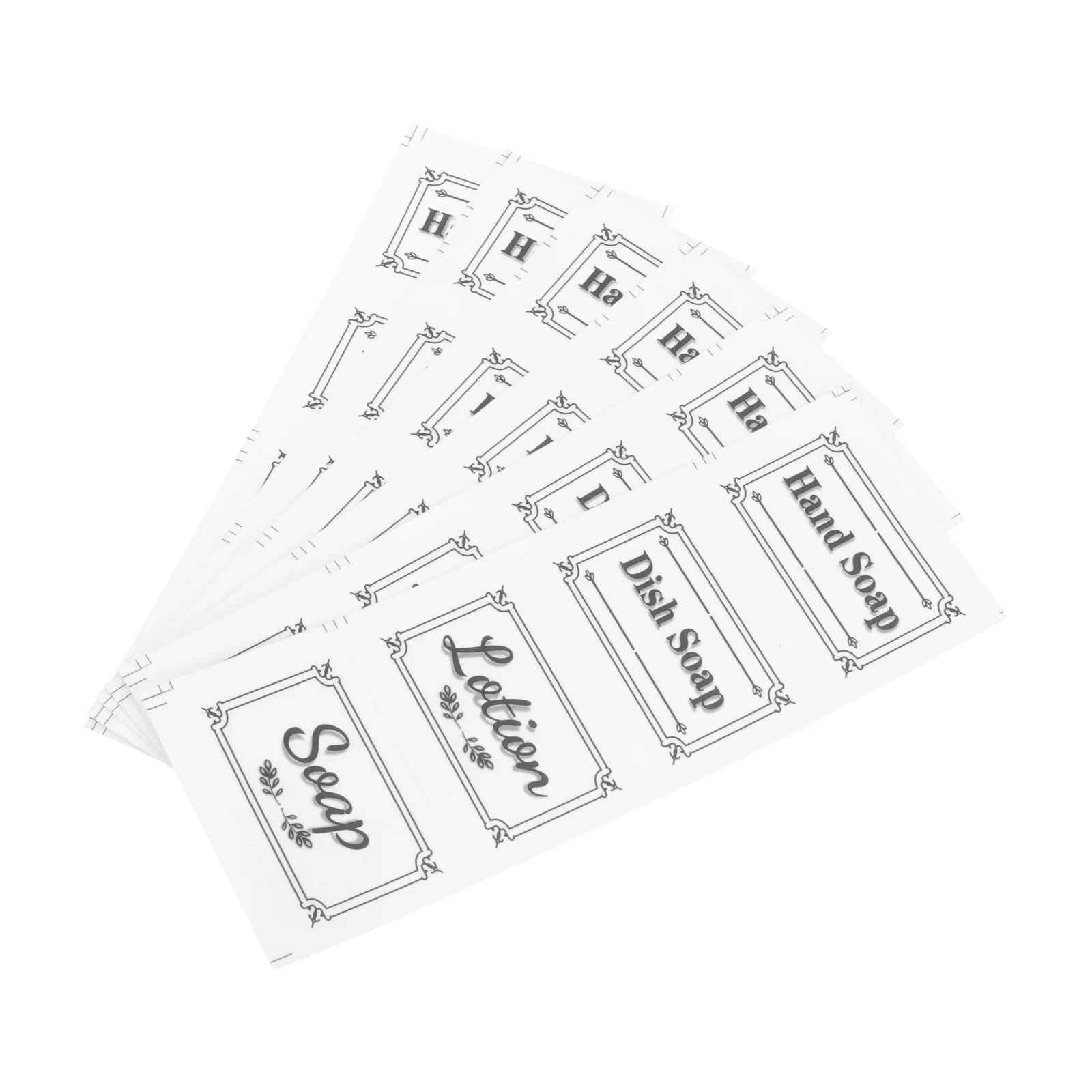 

Labels Soap Stickers Label Waterproof Bottle Dispenser Shampoo Hand Bathroom Conditioner Sticker Cleaning Lotion Decals Kitchen