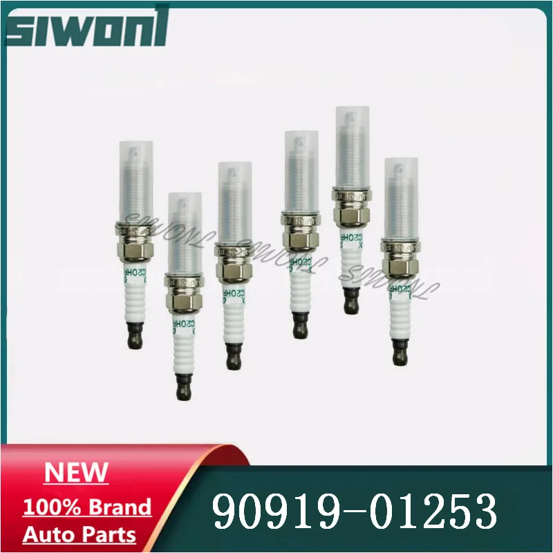 6 шт. 90919-01253 SC20HR11 Совершенно новая иридиевая свеча зажигания для Toyota Corolla Prius Lexus Scion