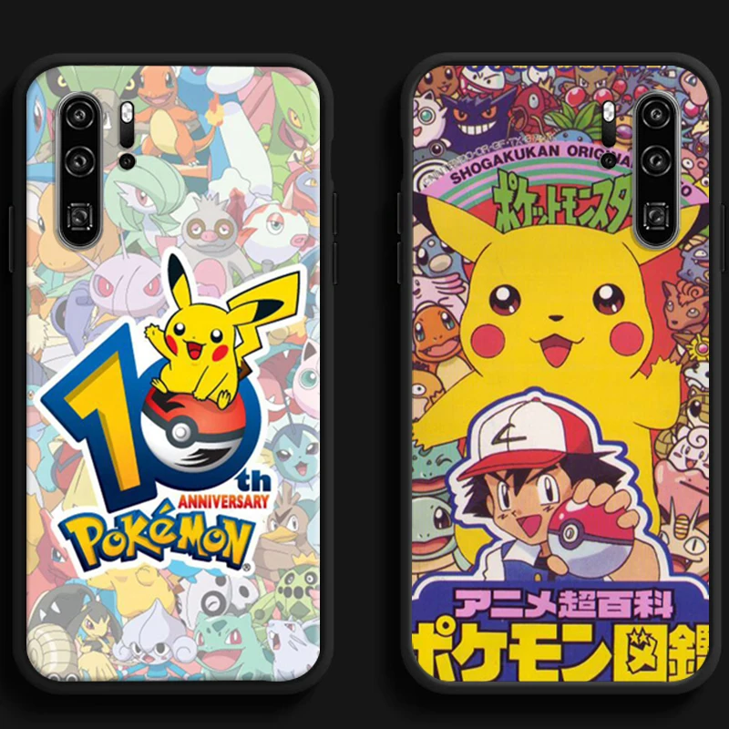 

Pokemon Pikachu Bandai Phone Cases For Huawei Honor Y6 Y7 2019 Y9 2018 Y9 Prime 2019 Y9 2019 Y9A Funda Coque Soft TPU