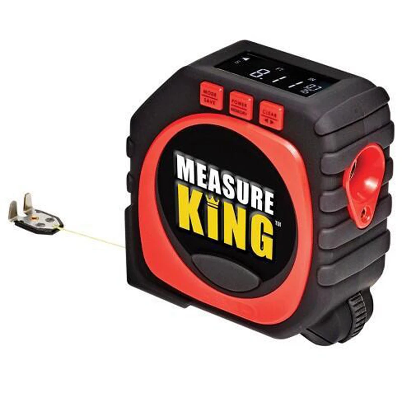 

Measure King 3-in-1 Digital Tape Measure String Mode Sonic Mode and Roller Mode Universal Measuring Tool Furniture Accessories