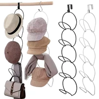 baseball cap rack hat display holder door closet clothes scarf towel round storage shelf home organizer