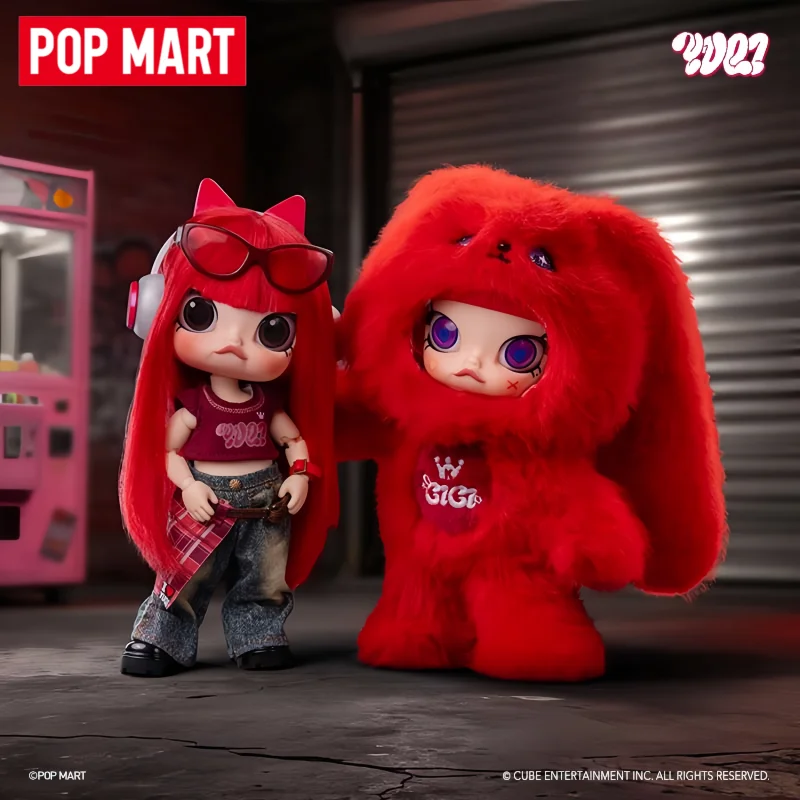 Фото Новинка 2026 года: Оригинальная серия POP MART MOLLY X YUQI, фигурка-сюрприз в слепой коробке, масштаб 1/8, коллекционная фигурка, декоративные игрушки, подарки для фанатов №2