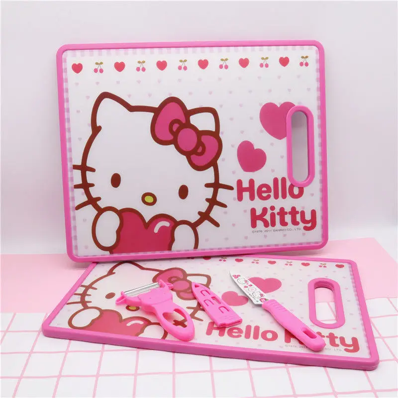 

Кухонная разделочная доска Hello Kitty яблоко из нержавеющей стали