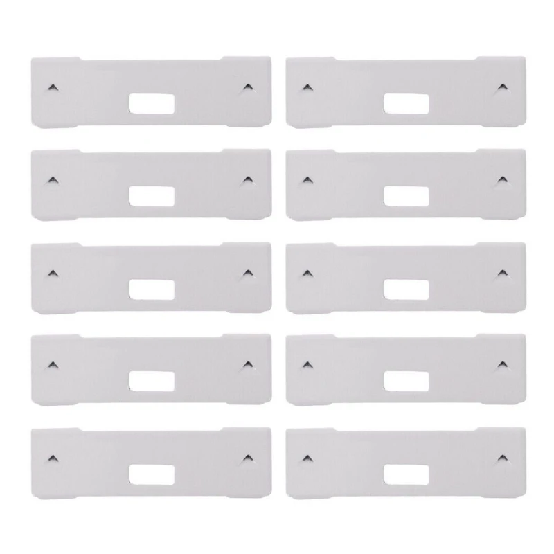 

10pcs Vertical Blind Repair Vane Savers Repair Clip Metal Repair Tabs Window Blinds Replacement Curtain Accessories