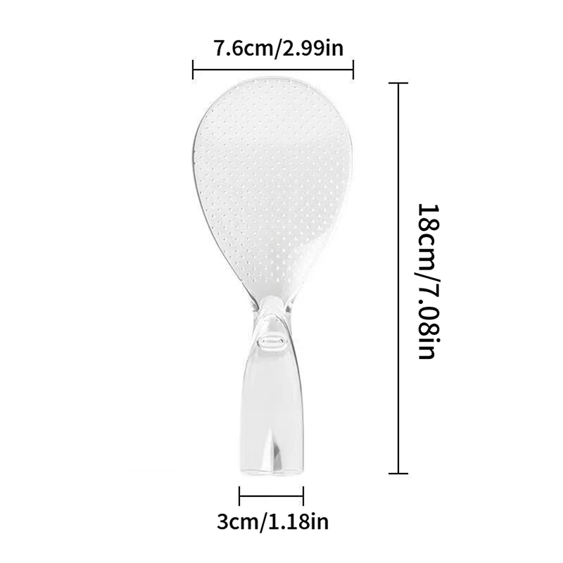 

Non-stick Rice High Value Vertical Rice Spoon PP Material Cooking Spoon Home Kitchen Gadgets
