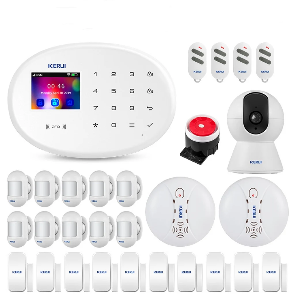 KERUI W20 Tuya 4G GSM WiFi APP Control Wireless Home Security Protection Security security System