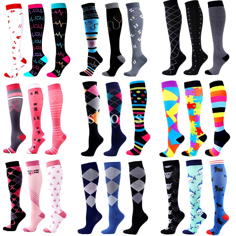 

58 Styles Nurse Compression Stockings Medical Nursing Varicose Veins Pregnancy Edema Diabetes Anti-fatigue Leg Compression Socks