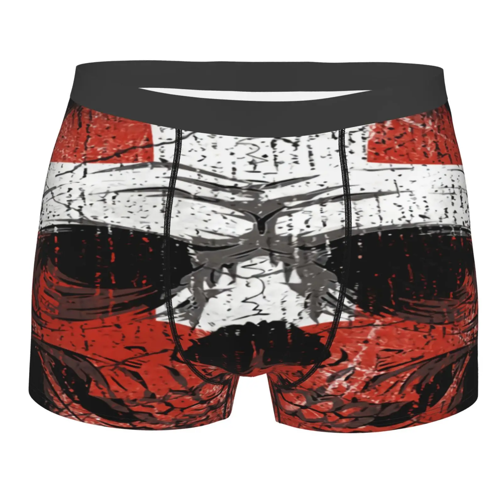 

Мужское нижнее белье с рисунком черепа, немецкого футбола, зеленое Мужское нижнее белье с карманами