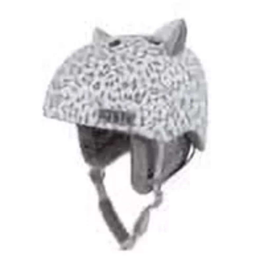 

Silver Snow Leopard Snow Helmet, Youth 8+ (54-58cm) Skiing Helmets