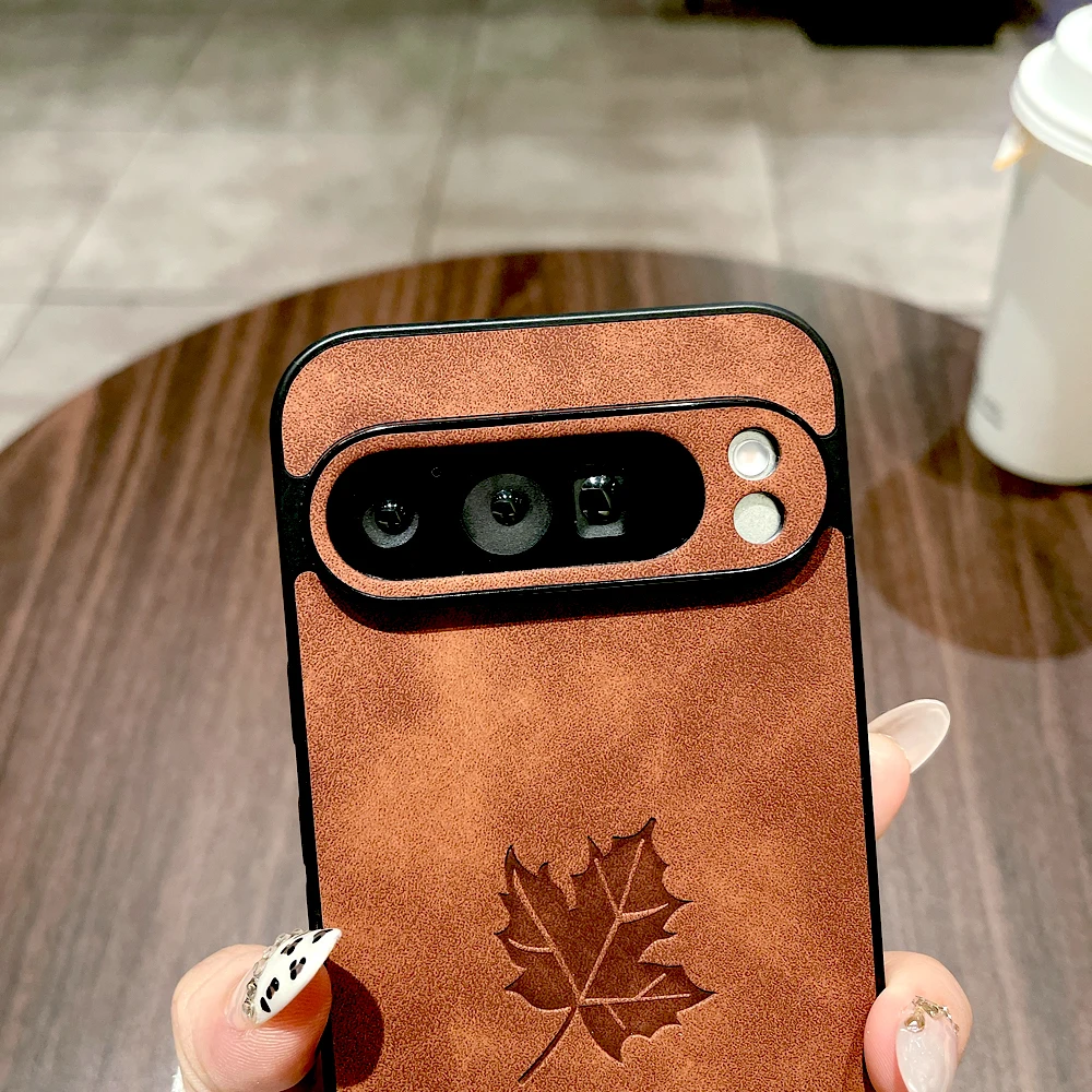 Retro Leather Case For Google Pixel 9 8 7 Pro XL A 9A 8A 7A 9Pro 8Pro 7Pro Phone Retra Cover