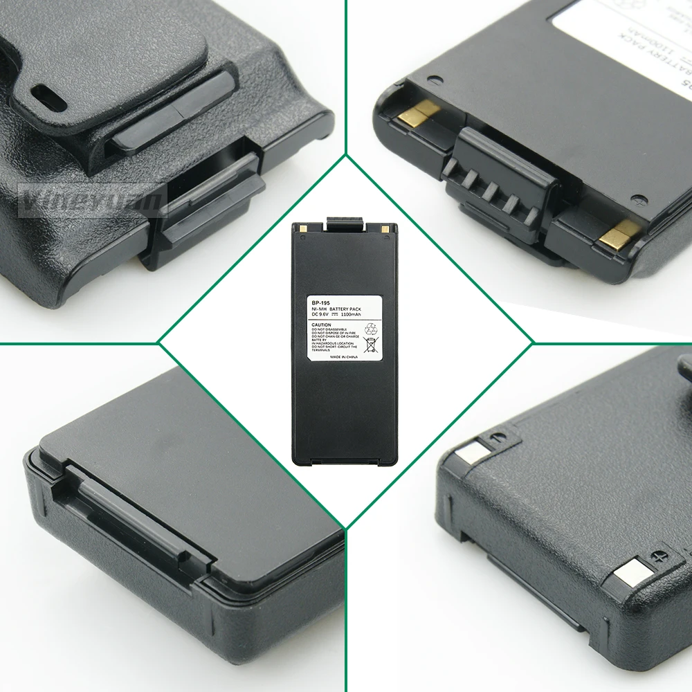 Фото BP-195 NI-MH аккумулятор для ICOM IC-A4 IC-A4E IC-F3 IC-F3S IC-F4 IC-F4N IC-T2A IC-T2E IC-F4SW BP-196 FM-радио с авиапочтой №2