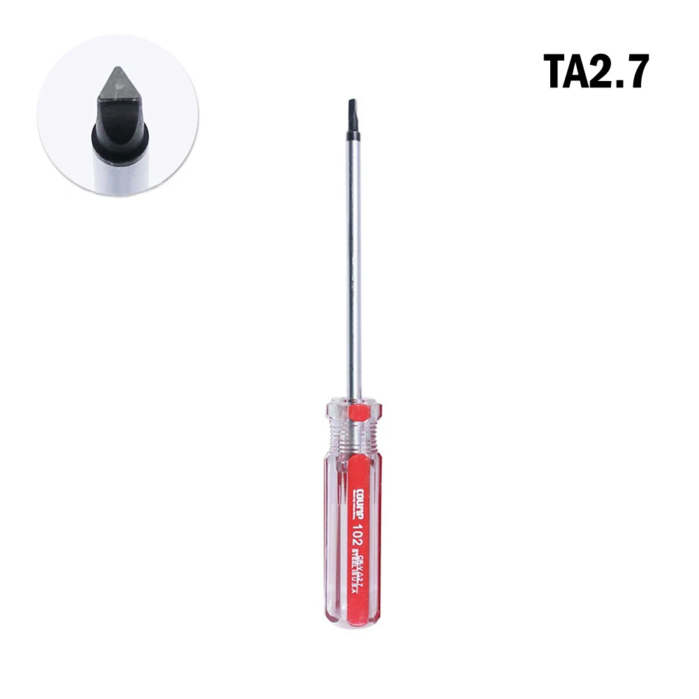 

TA1.8-TA4.2 Triangle Screwdriver Chrome Vanadium Steel Triangle Drive Screwdriver Anti-theft Screw Driver Removal Repair Tools
