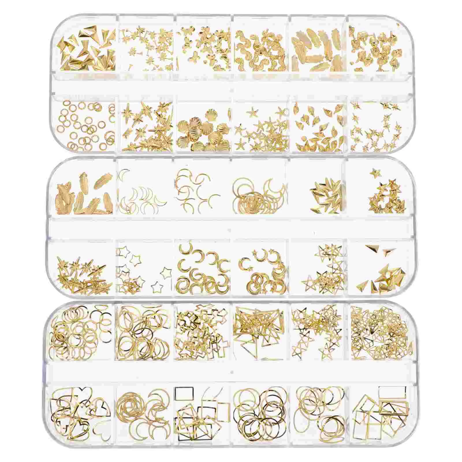 

Resin Charms Epoxy Filling Filler Fillers Accessories Alloy Charm Metal Pendants Moon Star Jewelry Nail Crafts Supplies Making