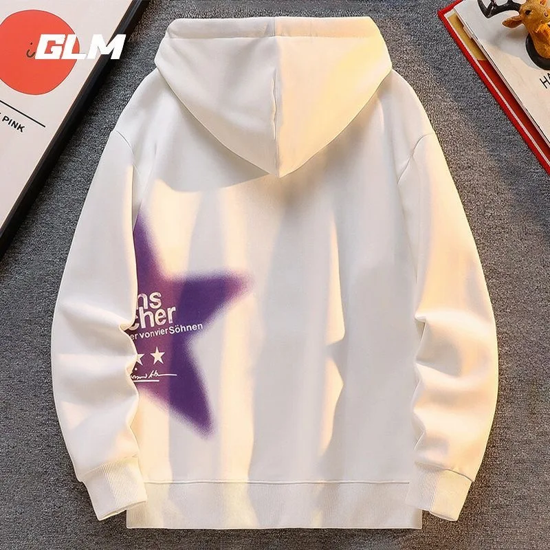 Весна и осень 2024 новая модная спортивная толстовка с принтом мужская