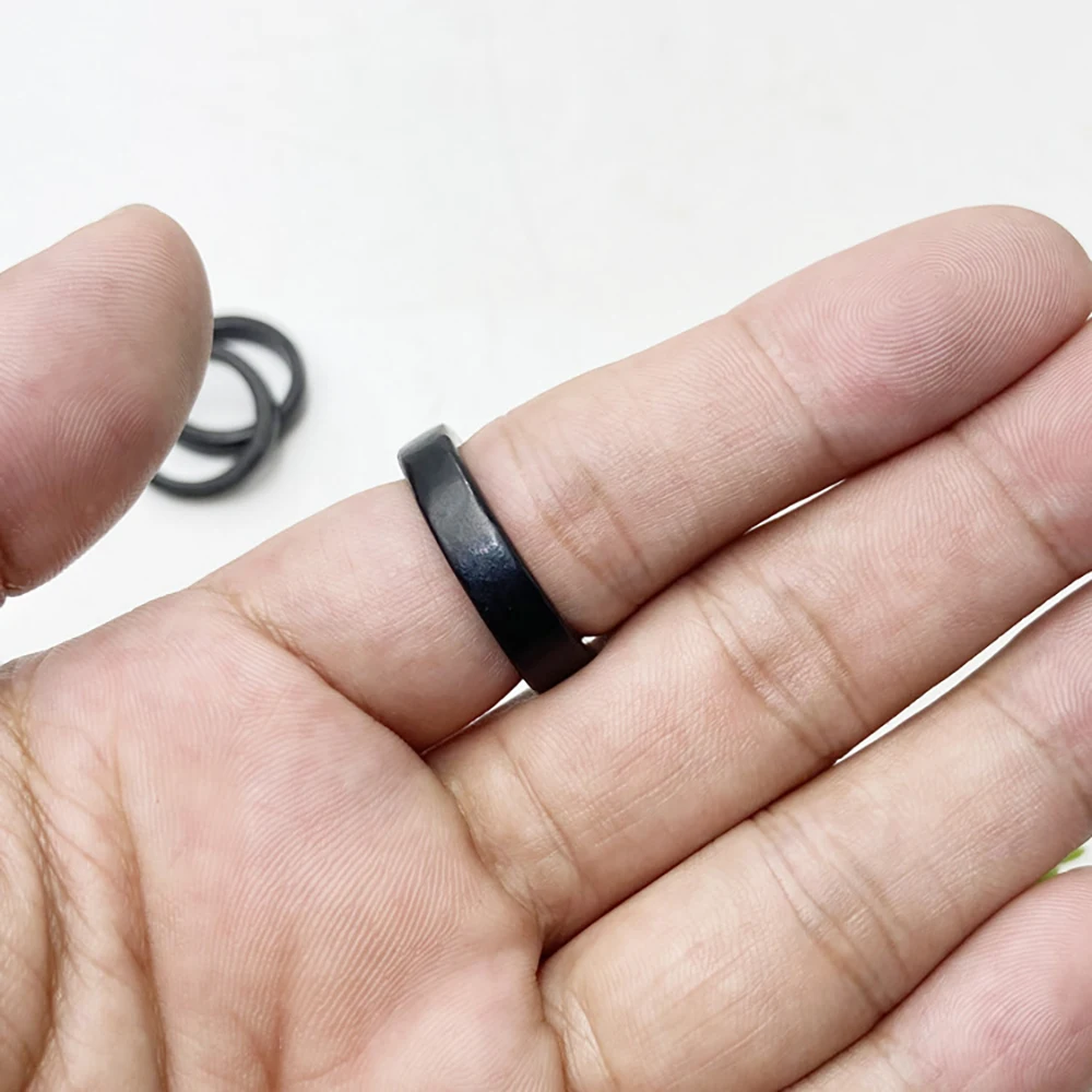 Кольцо с натуральными камнями шунгита 17/18/19/20 мм