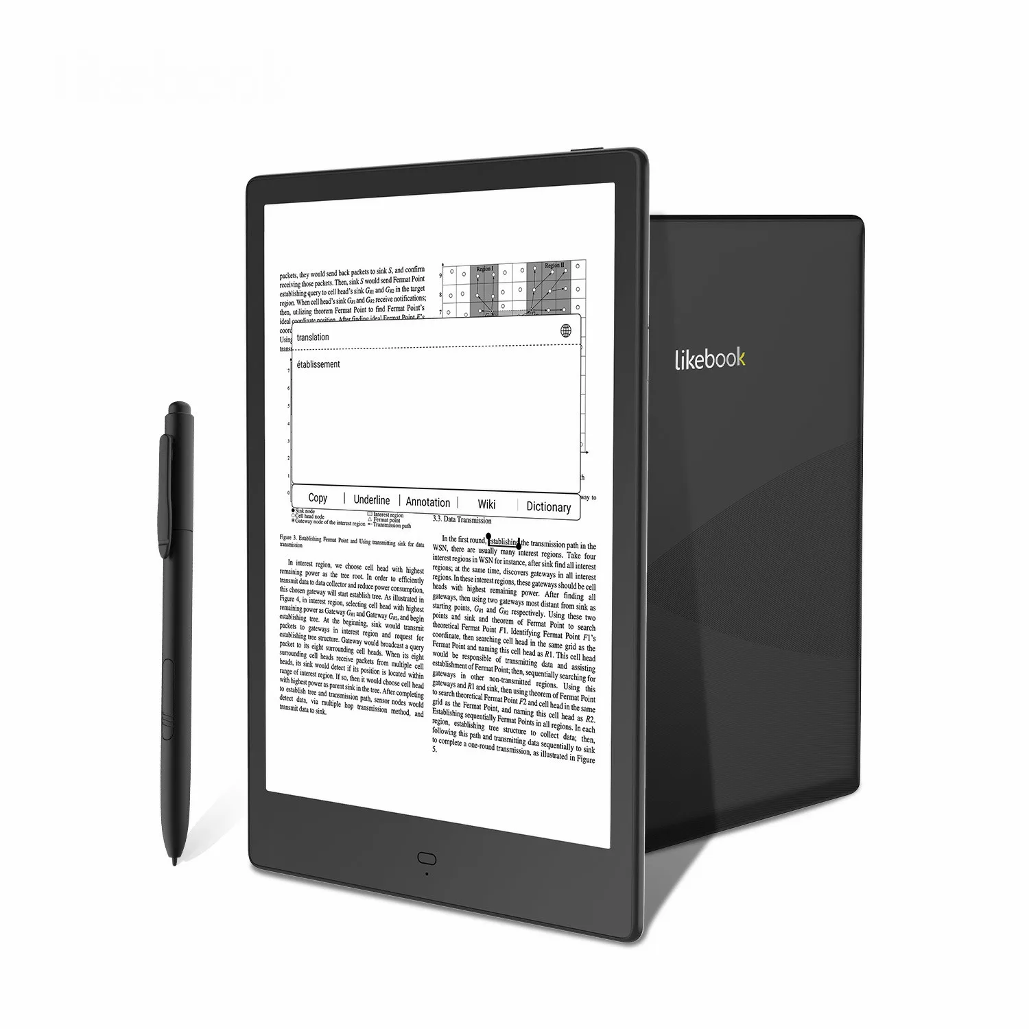 

K103 android 10,3 дюймов 6.0 устройство для чтения электронных книг с Wi-Fi, 4 + 32 Гб экран eink HD 1404*1782 устройство для чтения книг