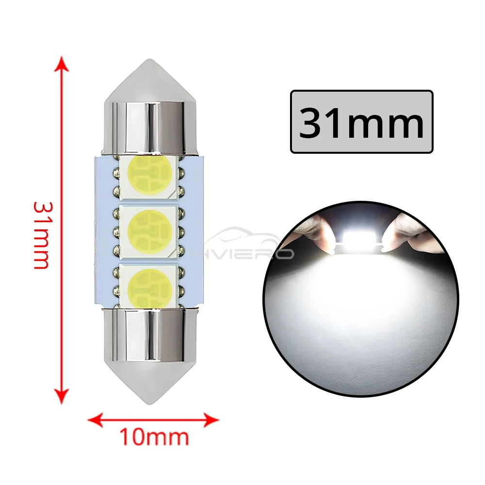 1/2/4/10 шт. авто C5w C10w номерной знак светодиодный купольный гирлянда дверные светильники салона автомобиля багажник потолочный светильник для чтения 5050 31/36/39/41 мм