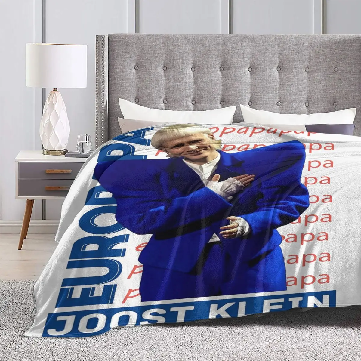 Супер мягкое одеяло Europapa Eurovisions 2024 Joost Klein для путешествий весеннее фланелевое