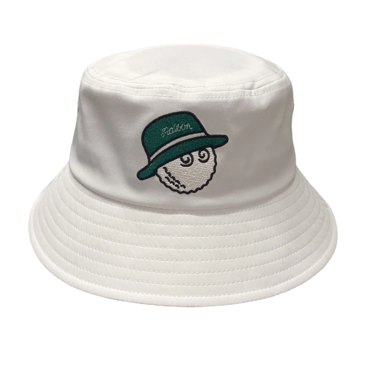 2023 New Golf Hat Fashion Outdoor Sports Golf Bucket Hat High end Embroidery Logo Fisherman Hat Band s Rope Adjustable