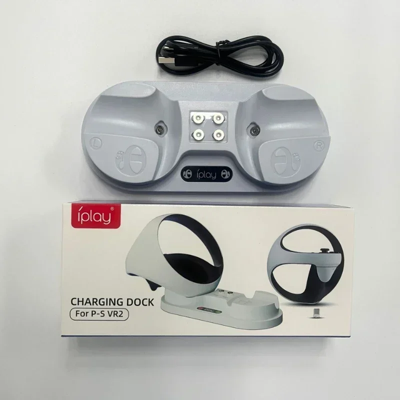 Зарядная док-станция для контроллера PS VR2 с подсветкой RGB