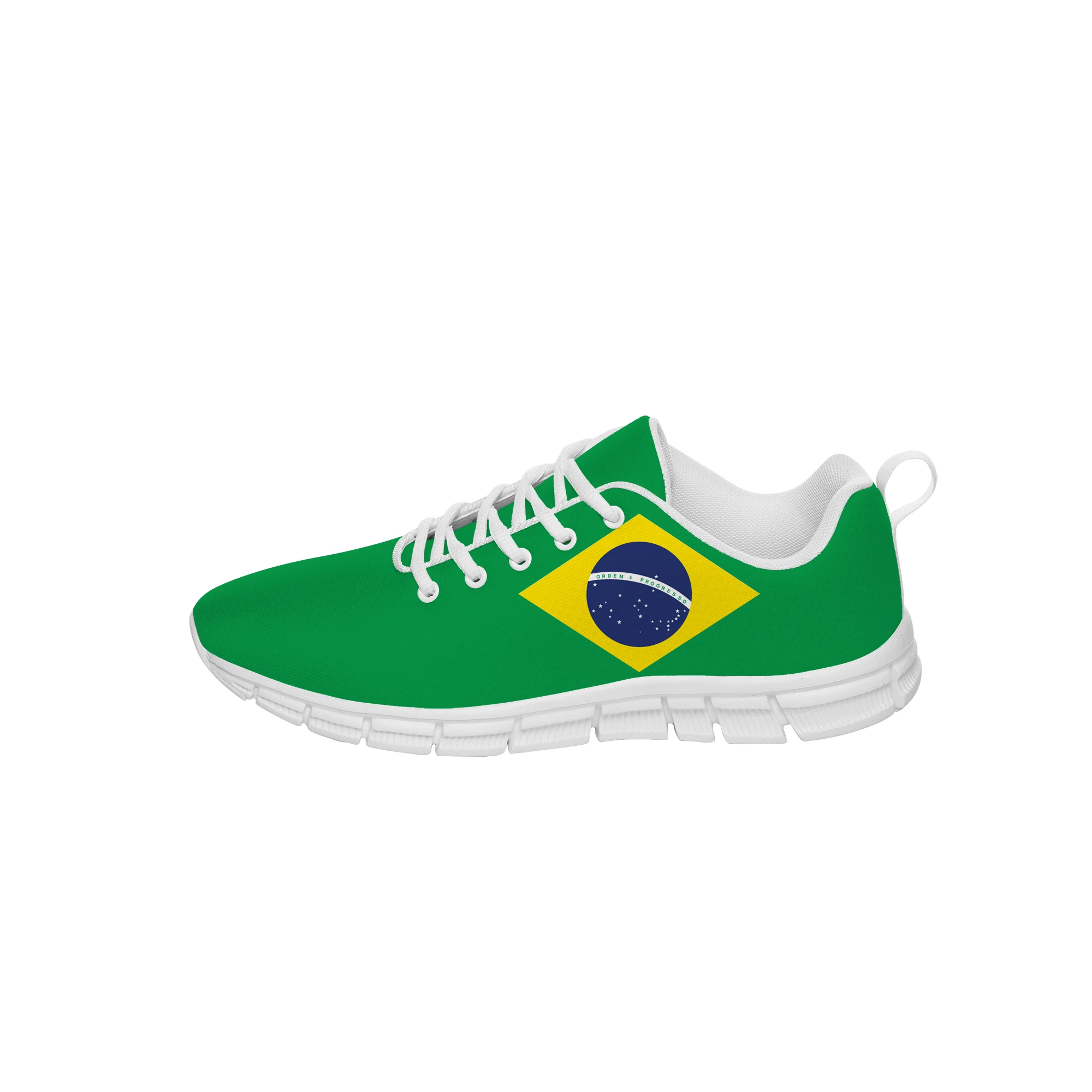 

Brazil Flag Sneakers Mens Womens Teenager Casual Cloth Shoes Canvas Running Shoes 3D Printed Breathable Lightweight shoe