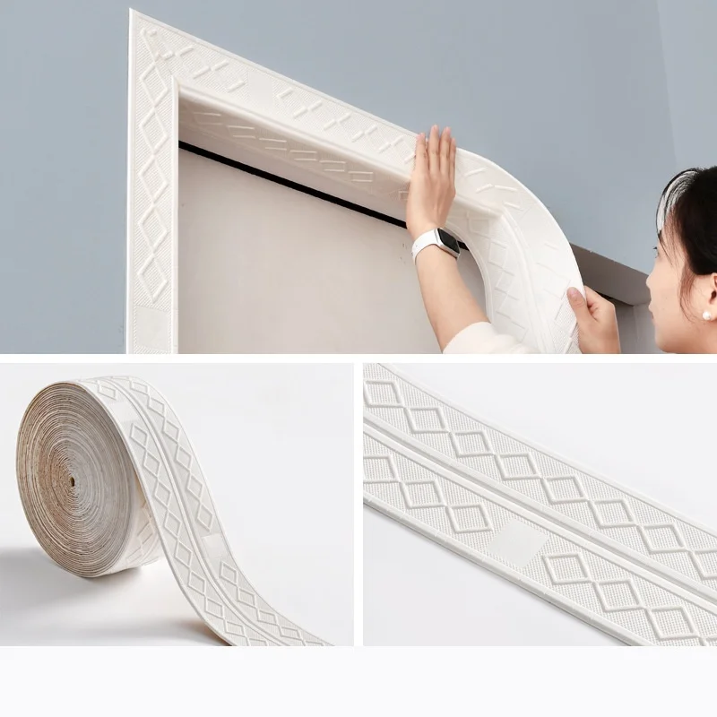 

Самоклеящаяся Водонепроницаемая Декоративная Полоса Для Потолка, 2,3 М/9,2 М, Современный Стиль, Настенная Отделка