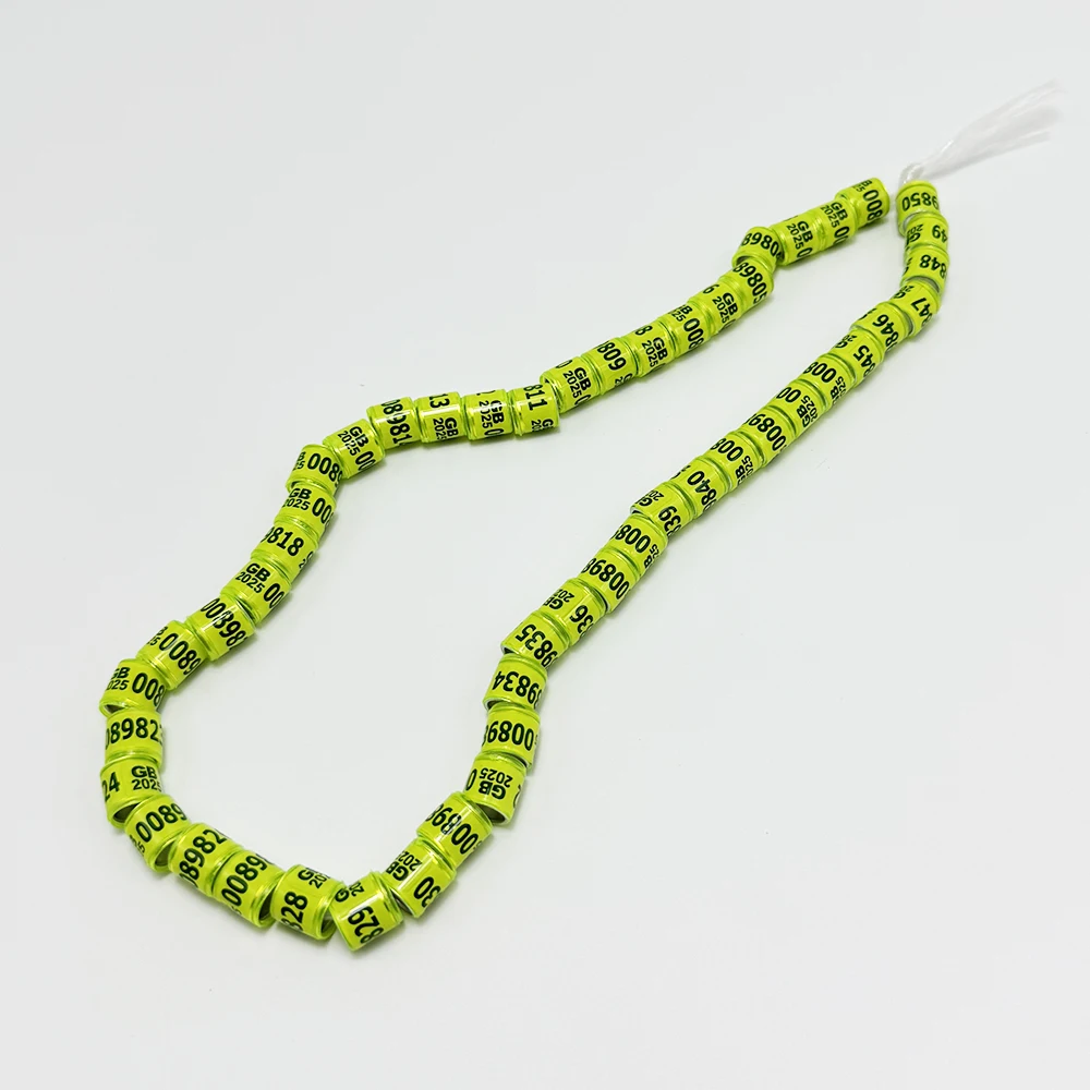 2025 кольцо для голубей 8 мм с номерами алюминиевое пластиковое птиц разноцветные