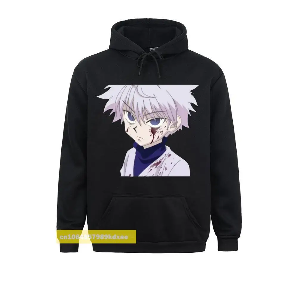 

Толстовка Hunter X Hunter Killua с капюшоном в стиле аниме, популярная модель 2021, женские и мужские хлопковые худи с принтом в японском стиле Харадзюку 90-х годов