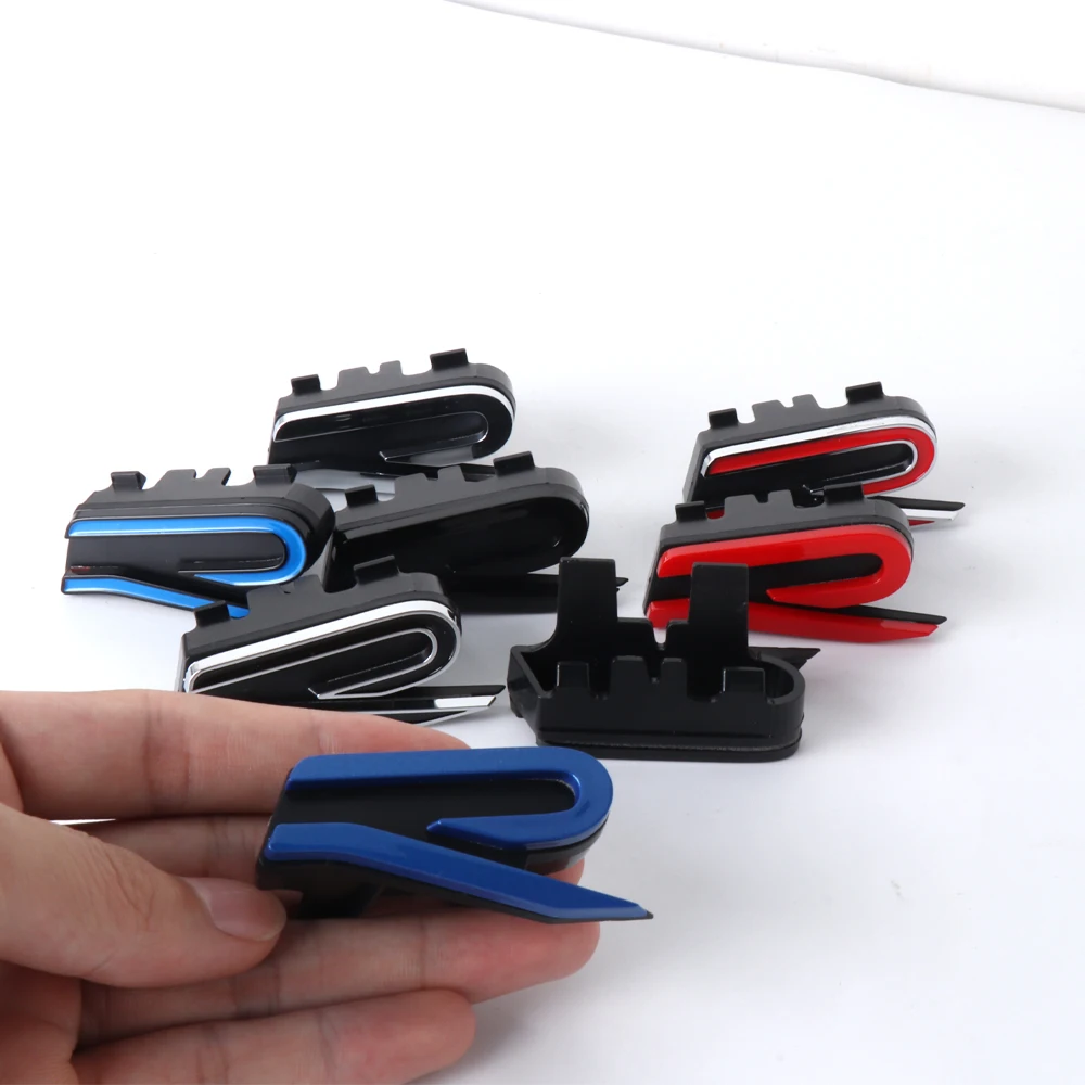 3d-наклейка на переднюю решетку автомобиля автомобильное украшение для Volkswagen VW R