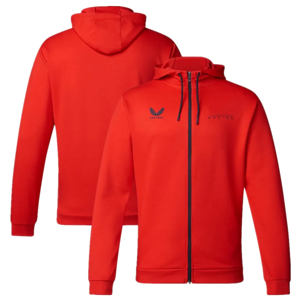 

Oracle Racing x Castore Lifestyle full zip hoodie red f1 formula one racing suit jacket men's women's bull jacket