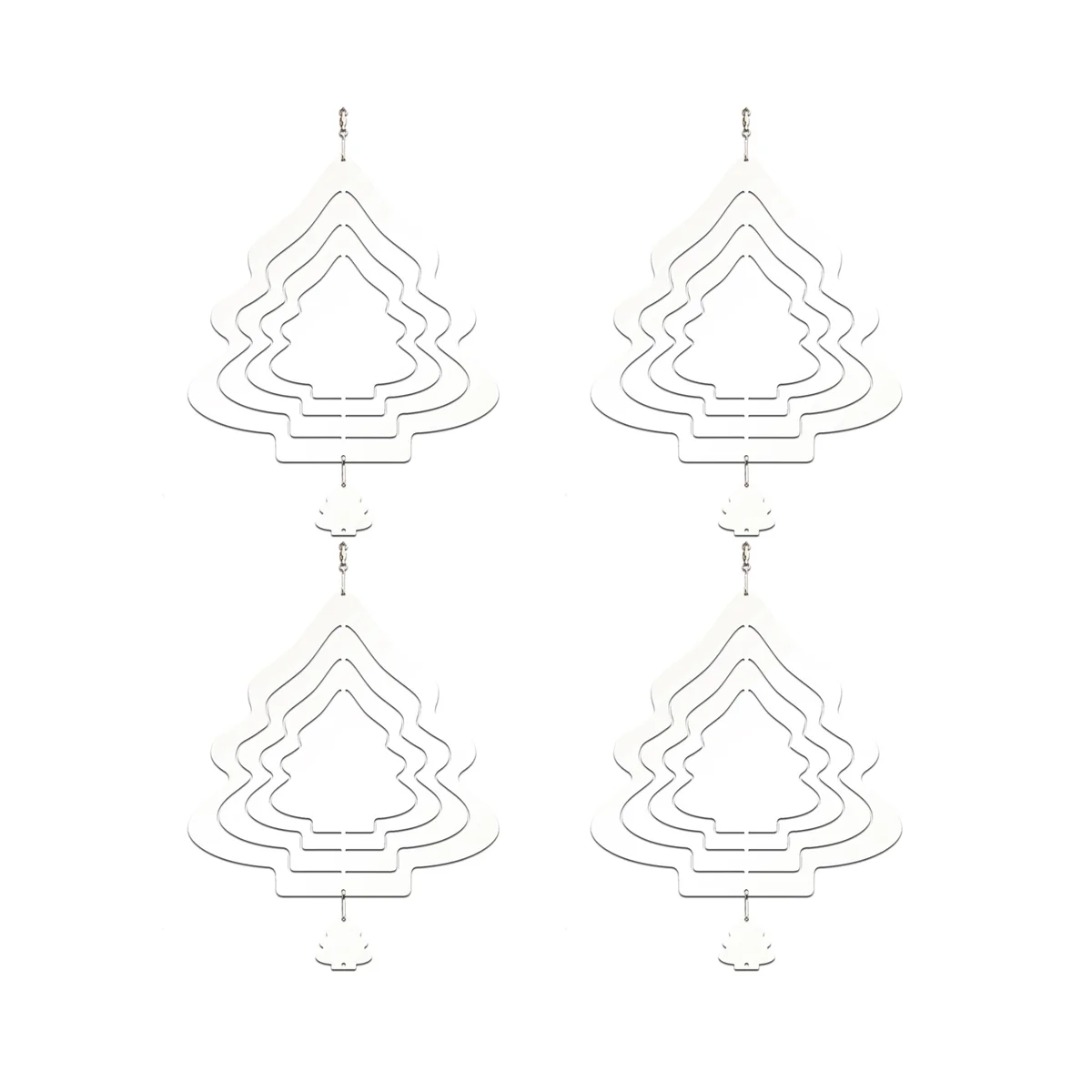 

Сублимационный Спиннер, заготовки 10 дюймов, 4 шт 3D двухсторонние металлические Спиннеры для двора и сада