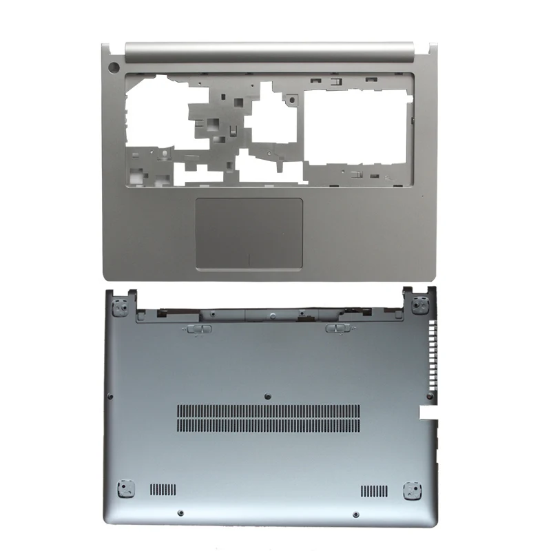 

NEW cover case FOR Lenovo Ideapad S400 S405 S410 S415 C Shell Palmrest Cover /D shell Bottom Case silver colour