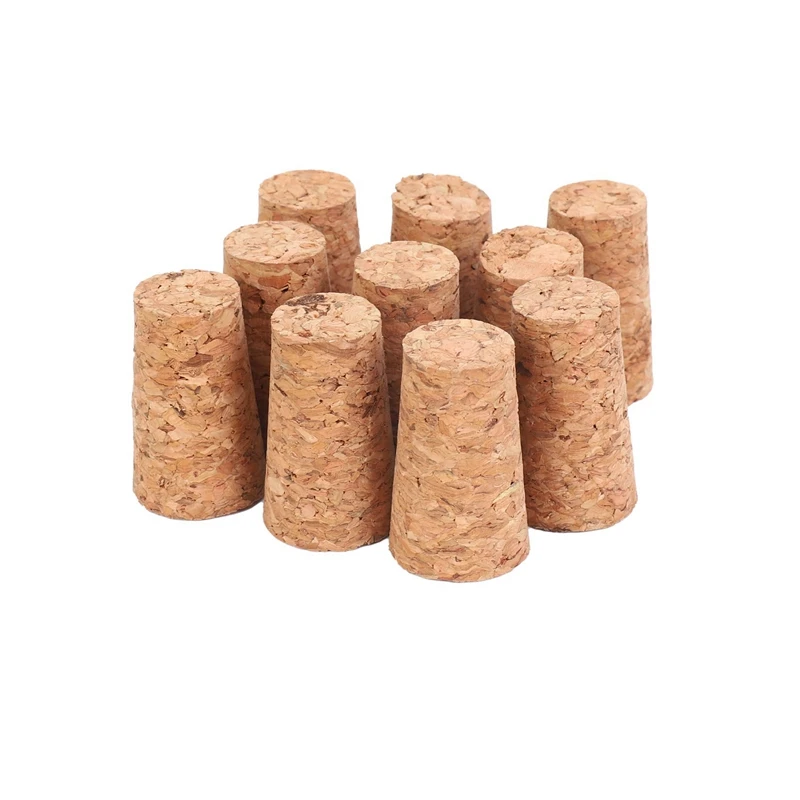 

60Pcs Tapered Corks Stoppers DIY Craft Art Model Building 22 X 17 X 35Mm
