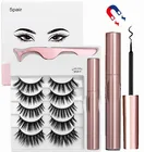 SEXYSHEEP, 5 пар, 3D Магнитные накладные ресницы, длительное увеличение объема ресниц, ресницы ручной работы, накладные ресницы для макияжа, инструменты для красоты