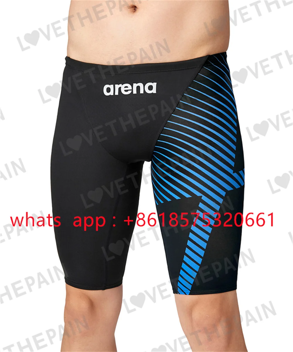 Summer Men's Swim Jammer Endurance Athletic Training Swimsuit Beach Swimming Trunks For Swimwear Jammers Tight Surf Shorts