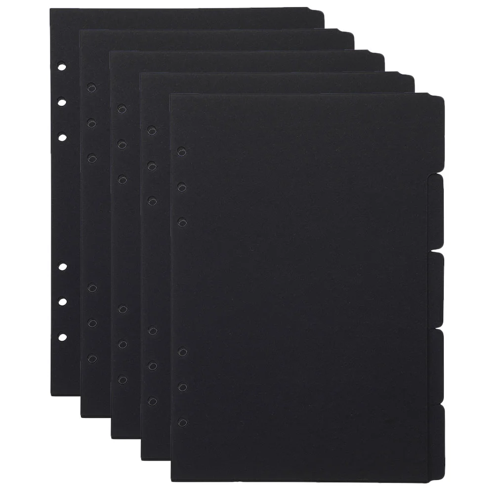 

5 Pcs Notepad Dividers Pads Notebook Index Binder Sticky Notes Tabs Page Small Business Supplies