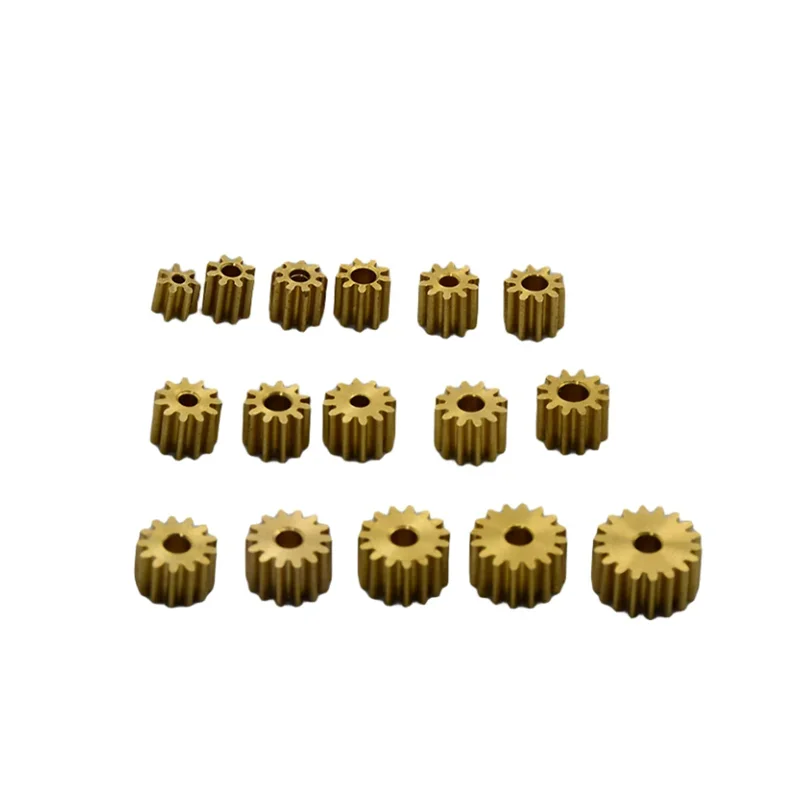 Медная шестерня 0,3 модуля 8-18 зубьев