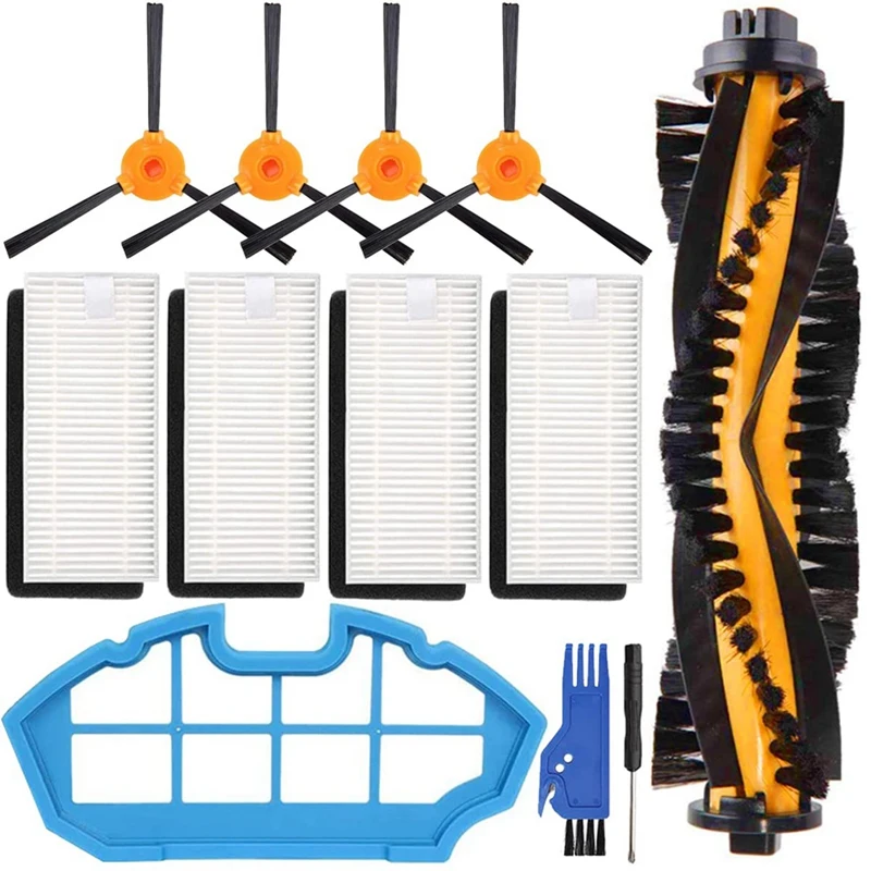 

Запасные части: роликовая щетка, боковая щетка, HEPA-Фильтр Для Ecovacs DEEBOT N79 N79S аксессуары для робота-пылесоса