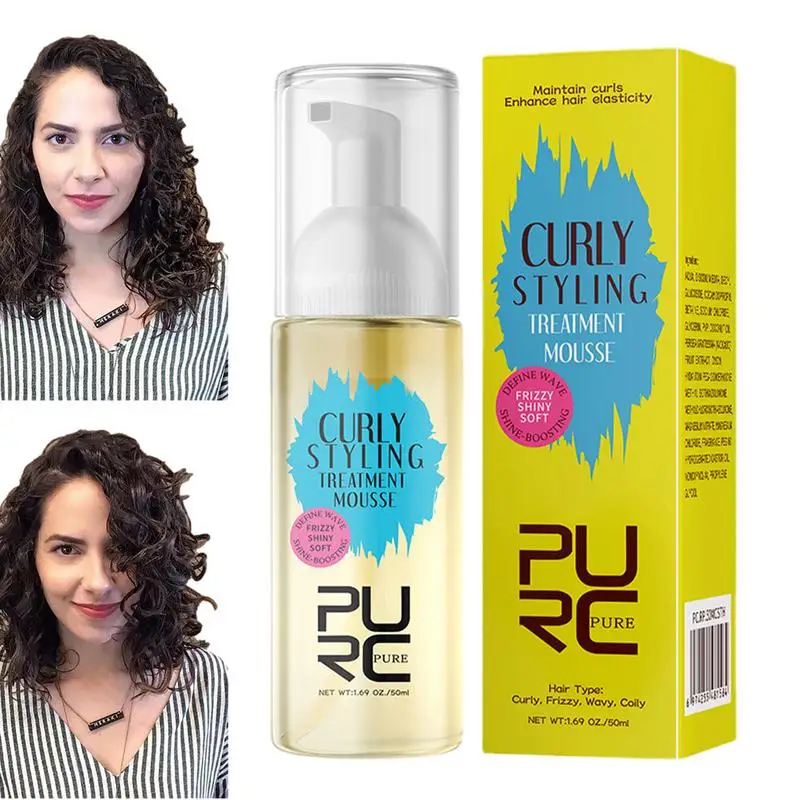 

Curl Enhancing Mousse Hair Mousse For Curls With Up To 24 Hours Styling Effect Volume Lift Styling Mousse Enhances Curls And