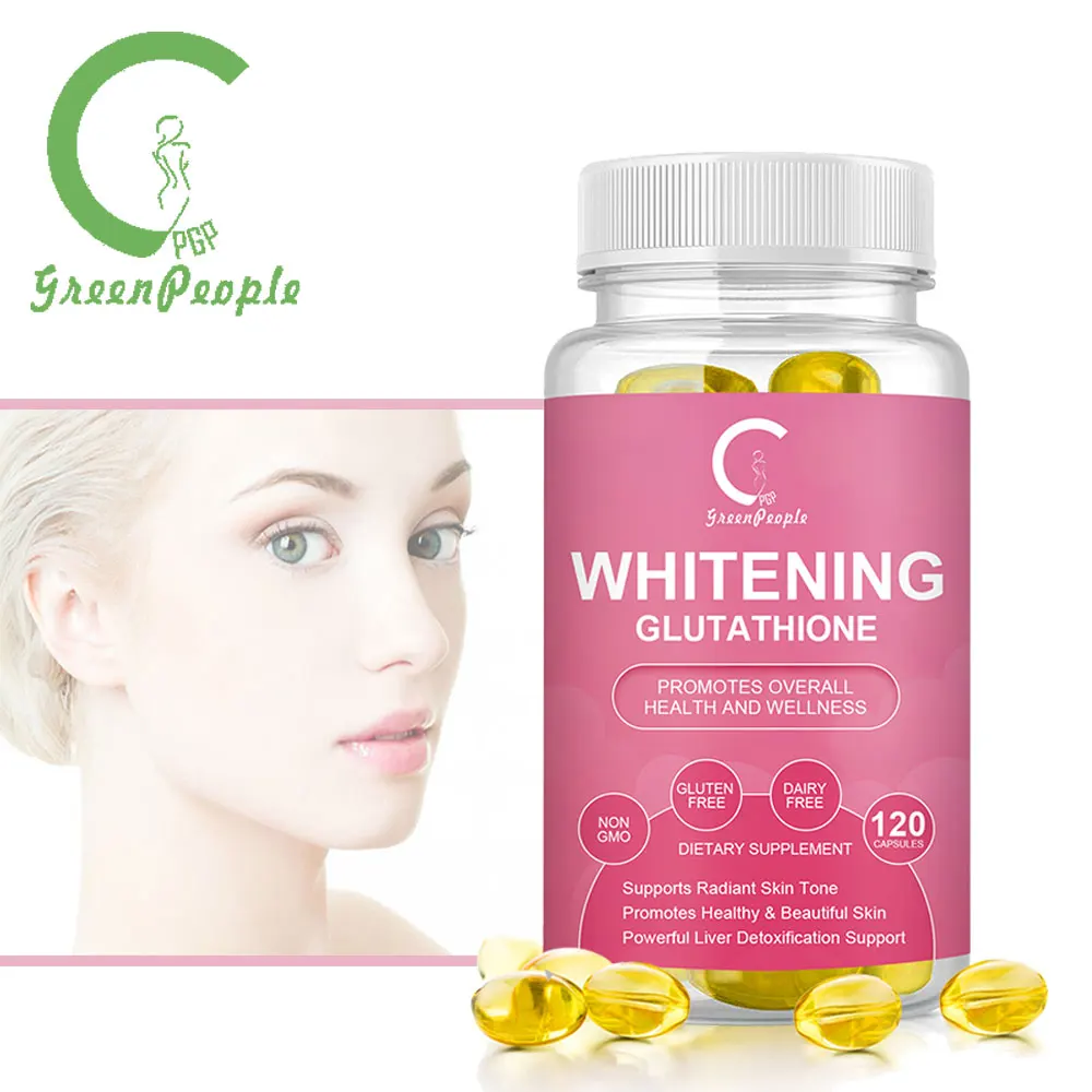 

GPGP GreenPeople Glutathione-Capsules Collagen Antioxidant Anti-Aging Boosting Immunity Dull Skin Whitening Health&skin care
