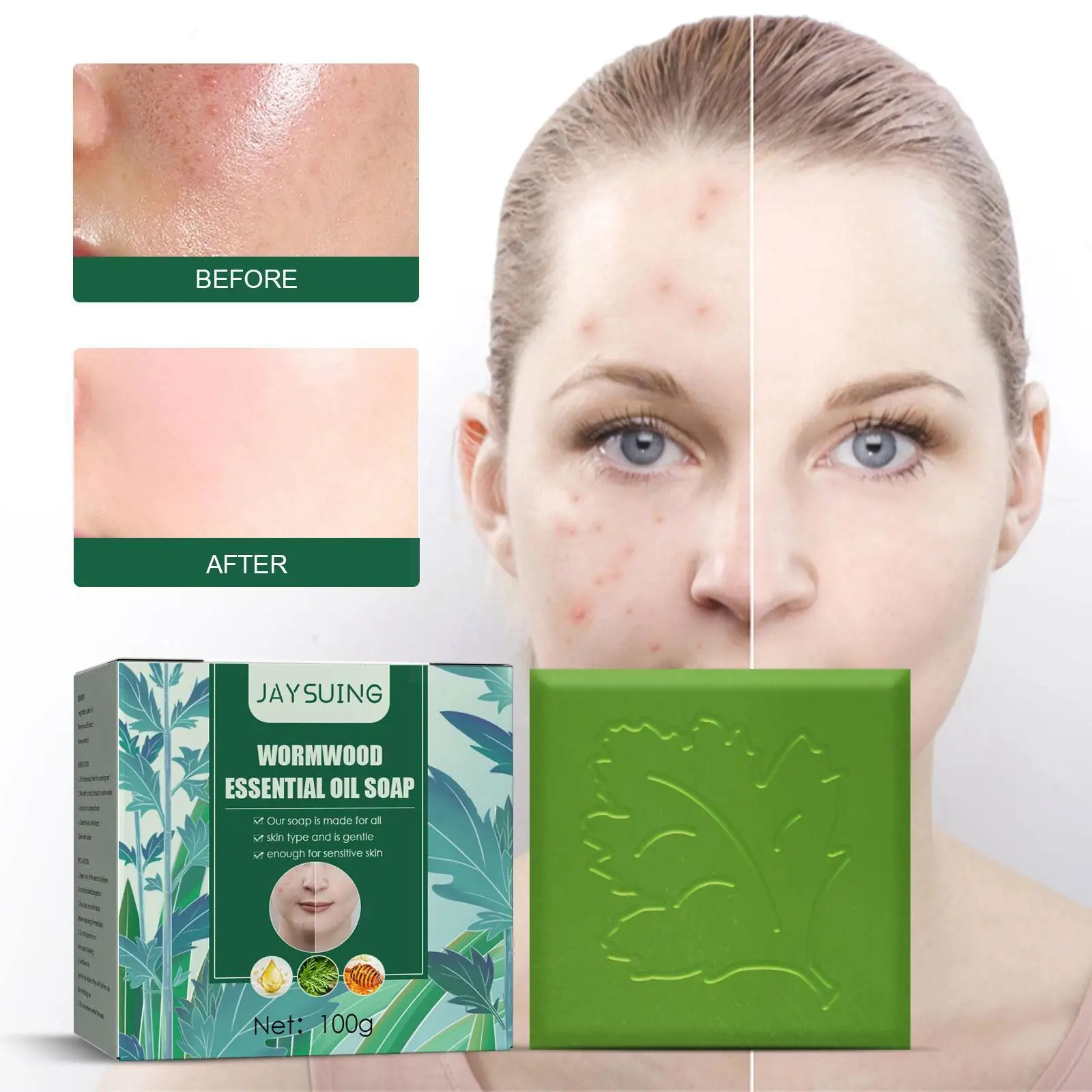

Mite Removal Wormwood Essential Oil Soap Mite Removal Essential Soap Moisturizing Oil Soap Wash Soap Face Soap Cleansing Ba C4P1