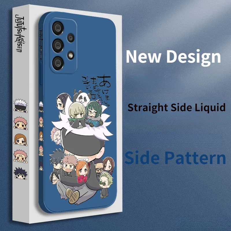 Аниме Чехол для Samsung A55 A53 A33 A52 A32 A71 A51 A21S A35 A25